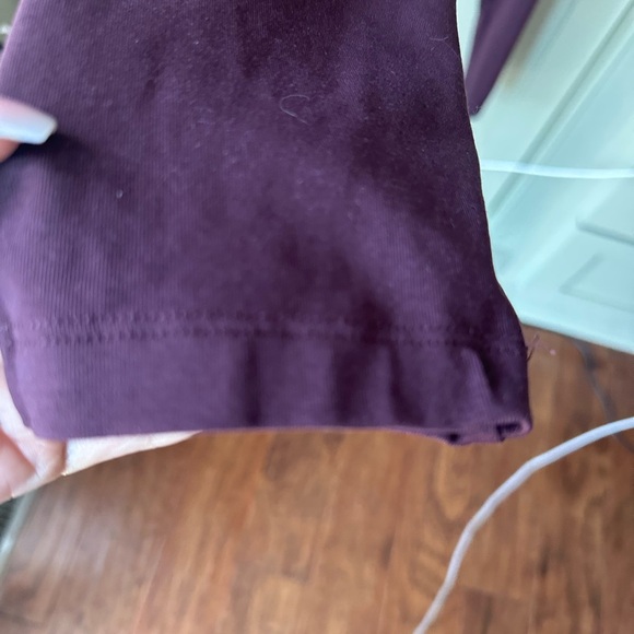 EUC J.Jill Burgundy Lounge Set: Tunic SZ ST Ankle Leggings SZ L - Picture 15 of 15